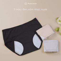 Thumbnail Quần lót chống tràn nguyệt san BIGSIZE Purecotton chất liệu cotton cao cấp PC085 2