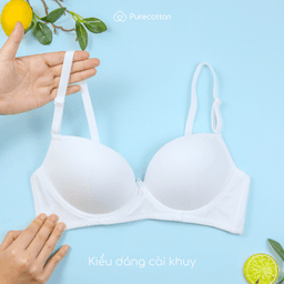 Thumbnail Áo lót bé gái Purecotton chất liệu cotton cao cấp kiểu dáng cài khuy có đệm Muse Bra PC102 2