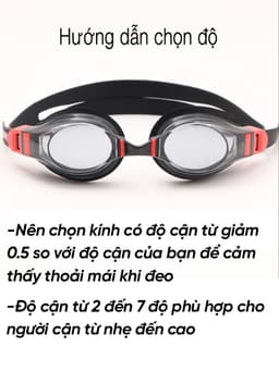 Thumbnail Kính Bơi Cận Từ 2 Đến 7 Độ Kính Bơi Người Cận Dây Đeo Êm Ái Chống UV Chông Sương Thời Trang Cleacco SG1670 Boro Sport 1