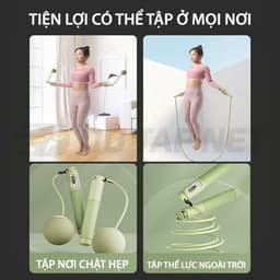 Thumbnail Dây Nhảy Thể Dục Đếm Số Vòng MixSport Rèn Luyện Sức Khoẻ Và Giảm Cân Hiệu Quả DTN09 2