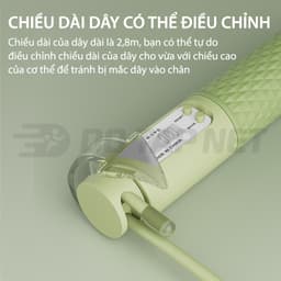 Thumbnail Dây Nhảy Thể Dục Đếm Số Vòng MixSport Rèn Luyện Sức Khoẻ Và Giảm Cân Hiệu Quả DTN09 3