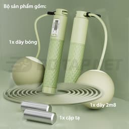 Thumbnail Dây Nhảy Thể Dục Đếm Số Vòng MixSport Rèn Luyện Sức Khoẻ Và Giảm Cân Hiệu Quả DTN09 4