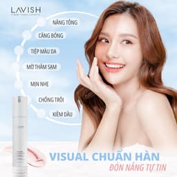 Thumbnail KEM CHỐNG NẮNG DƯỠNG TRẮNG VÀ NGĂN LÃO HÓA LAVISH 50ml 4