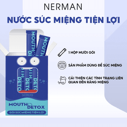 Thumbnail Nước súc miệng dạng gói Mouth Detox Nerman 10ml tiện lợi 4