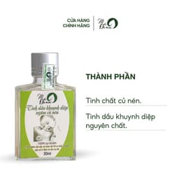 Thumbnail Tinh dầu khuynh diệp củ nén Mệ Đoan, kháng khuẩn, giữ ấm, xông phòng, thanh lọc không khí 3