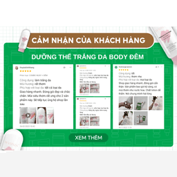 Thumbnail Kem Dưỡng Ẩm Trắng Da Body Đêm WHISIS Premium Glutathione Whitening Body Lotion Kích Trắng Chuyên Sâu, Tế Bào Gốc 200ml 1