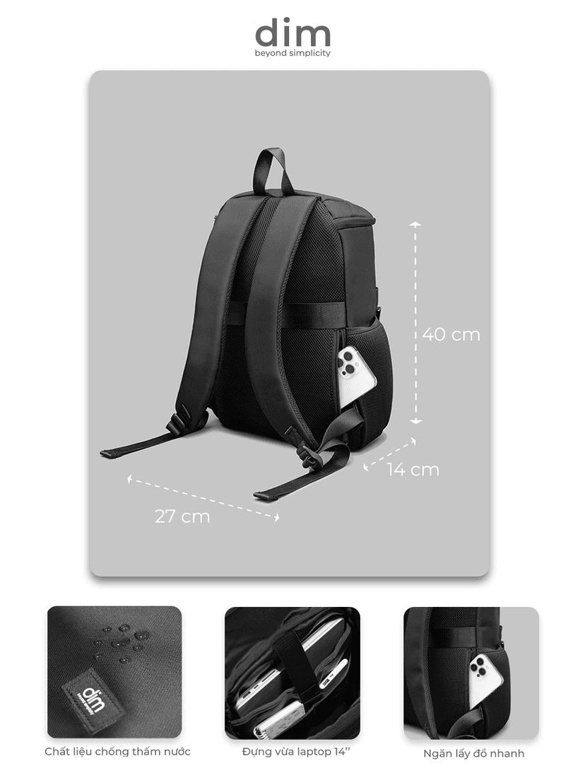 Ảnh Balo DIM Signature Backpack 2