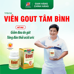 Thumbnail Viên Gout Tâm Bình - Hỗ trợ đào thải axit uric, giảm đau do gout 1