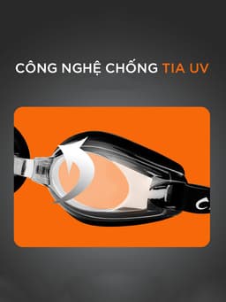 Thumbnail Kính Bơi Cận Từ 2 Đến 8 Độ Kính Bơi Người Cận  Dây Đeo Êm Ái Đệm Mũi Dẻo Dai Chống UV Cleacco SG8100 Boro Sport 3