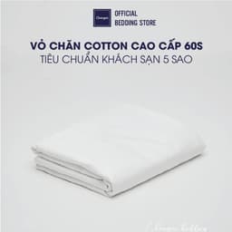 Thumbnail Vỏ chăn trắng trơn Changmi Bedding Cotton 100% cao cấp chuẩn khách sạn 5 sao 1
