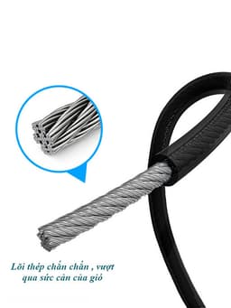 Thumbnail Dây Nhảy Lõi Thép Bảo Hành 12 Tháng Dây Nhảy Đếm Số Tự Động Đếm Giờ Dây Lõi Thép Cleacco DNLT Boro Sport 4