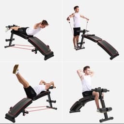 Thumbnail BG- Ghế tập bụng đa chức năng Thiết bị tập thể dục tại nhà,có thể gấp gọn dùng tại nhà ghế băng 3
