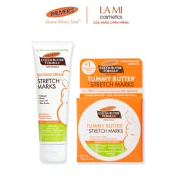 Thumbnail COMBO Ngăn ngừa rạn cho mẹ bầu GIỮA và CUÔI thai kỳ Palmer's (Kem rạn 125g và Bơ rạn 125g) 2