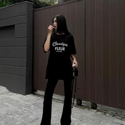 Thumbnail Áo thun NELLY Cotton 260gsm Premium - Classique  Tay Lỡ Form Rộng Nam Nữ 3
