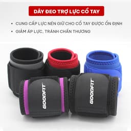 Thumbnail Băng bảo vệ cổ tay tập thể thao GoodFit GF306W có thể điều chỉnh 4