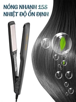 Thumbnail Máy duỗi tóc điều chỉnh 5 mức nhiệt Kemei KM-2518 sử dụng được cho mọi loại tóc có thể là ép tóc, uốn cụp, uốn sóng 4
