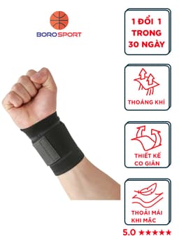 Thumbnail Băng Quấn Bảo Vệ Cổ Tay Chính Hãng Băng Cổ Tay Thể Thao Vải Co Giãn Thoải Mái Thoáng Khí Cleacco BQBVCT MVP Sport 2