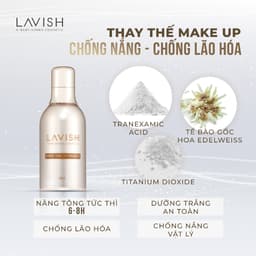 Thumbnail KEM DƯỠNG TRẮNG DA THAY THẾ MAKE UP FOR FACE LAVISH H BABY 50ml 4
