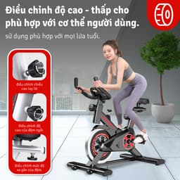 Thumbnail CT (ALL ELITE) BG-(Đọc Kỹ Nội Dung)Xe đạp tập thể dục tại nhà Elite cao cấp cảm biến nhịp tim hàng 4
