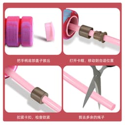 Thumbnail Dây nhảy không dây hỗ trợ thể dục thể thao chất liệu PVC cao su đàn hồi 2