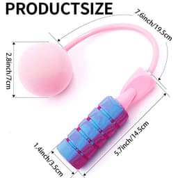 Thumbnail Dây nhảy không dây hỗ trợ thể dục thể thao chất liệu PVC cao su đàn hồi 3