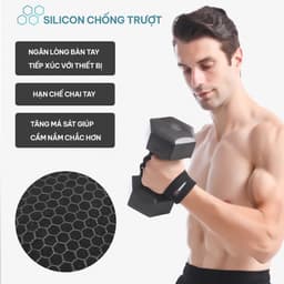 Thumbnail Găng tay tập Gym kết hợp quấn cổ tay GoodFit GF207G chống chai tay, bảo vệ cổ tay 4