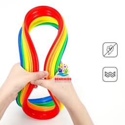 Thumbnail Combo 10 Vòng Thể Dục Nhựa Đường Kính 38cm Cho Bé Mầm Non 1