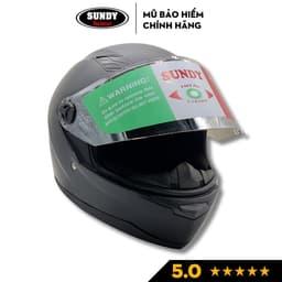 Thumbnail Mũ bảo hiểm Fullface SUNDY Helmets HP04K chính hãng, kiểu dáng mạnh mẽ, thể thao nam tính 1