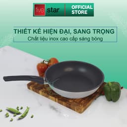 Thumbnail Chảo chống dính bếp từ 3 đáy inox 430 Fivestar Standard 16cm - 20cm - 22cm - 24cm -26cm - 28cm 1