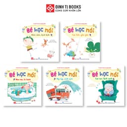 Thumbnail Sách - Bé học nói - Cho trẻ từ 0 - 6 tuổi, giúp trẻ tập nói, học từ ngữ - Bộ 10 chủ đề - Đinh Tị Books 1