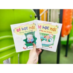 Thumbnail Sách - Bé học nói - Cho trẻ từ 0 - 6 tuổi, giúp trẻ tập nói, học từ ngữ - Bộ 10 chủ đề - Đinh Tị Books 2