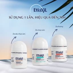Thumbnail Lăn Khử Mùi EtiaXil Nhãn Xanh Cho Da Nhạy Cảm 15ml Detranspirant Traitement Roll-On Peaux Sensibles 1