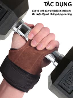 Thumbnail Găng Tay Tập Gym Chính Hãng Găng Tay Gym Nam Chất Liệu Da Êm Ái Tăng Khả Năng Cầm Nắm Lifting Grips Cleacco BORO SPORT 2