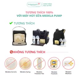 Thumbnail Phụ Kiện Hút Sữa  Medela Pump Thương Hiệu Maymom, Dùng Cho Medela Pump In Style Advanced, Phễu Silicone 2