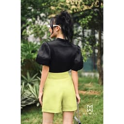 Thumbnail Quần Short Nữ MY WAY Hai Cúc Sang Trọng 1MS01166 2