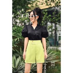 Thumbnail Quần Short Nữ MY WAY Hai Cúc Sang Trọng 1MS01166 1