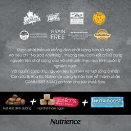 Thumbnail Hạt cho mèo Nutrience Subzero Grain-free Canadian Pacific  - 6 loại cá biển và rau củ quả 2.27kg 3