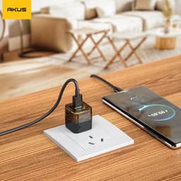 Thumbnail Củ sạc nhanh 20W mini 2 cổng sạc AKUS S140 4