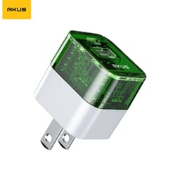 Thumbnail Củ sạc nhanh 20W mini 2 cổng sạc AKUS S140 3