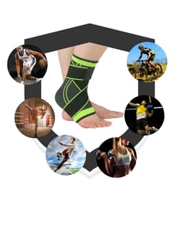 Thumbnail Băng Quấn Bảo Vệ Cổ Chân Chính Hãng Băng Cổ Chân Mắt Cá Chân Chất Liệu Thun Thoáng Mát Cleacco BQBVCC Boro Sport 3