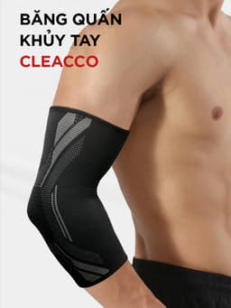 Thumbnail Bắng Quấn Bảo Vệ Khủy Tay Chính Hãng Bảo Vệ Khủy Tay Tập Gym Thoáng Khí Đàn Hồi Cao Cleacco HS083  Boro Sport 3