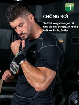 Thumbnail Băng Quấn Bảo Vệ Cổ Tay Hàng Chính Hãng Băng Quấn Thể Thao Tập Gym Chất Liệu Polyester Chắc Chắn Cleacco Camo Boro Sport 4