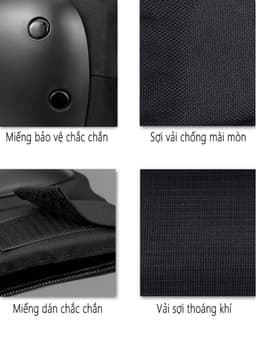 Thumbnail Bộ Giáp Bảo Hộ Trượt Patin Bảo Hành 12 Tháng Bảo Hộ Xe Đạp Gồm 4 Món Tay Gối Khủy Tay Và Nón Cleacco BGBHTP BORO SPORT 2