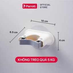 Thumbnail Móc treo cây lau nhà dán tường 2 trong 1 - Parroti Keeper KP02 4
