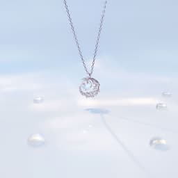 Thumbnail Dây chuyền bạc nữ CDE Moonstone đá mặt trăng lấp lánh Necklace CDE6068SV - Dây chuyền bạc nữ Lamy 4