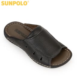 Thumbnail Dép Quai Ngang Nam Da Bò SUNPOLO DQN025 1