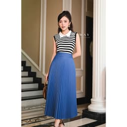 Thumbnail Chân Váy Xòe Dập Ly My Way Thiết Kế Cao Cấp 5MCX292 1