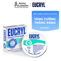 Thumbnail Bột Bạc Hà Giúp Sạch Miệng Trắng Răng, Hơi Thở Thơm Mát Eucryl Toothpower 50g 2