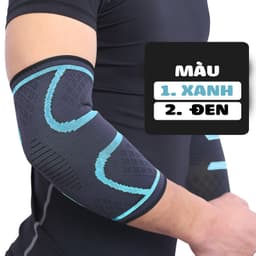 Thumbnail Băng quấn bảo vệ khuỷu tay Aolikes hỗ trợ tập luyện chơi thể thao chất liệu vải thun co giãn thoáng mát 1