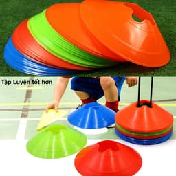 Thumbnail Nấm Lùn Chiến Thuật Tập Bóng Đá, Cone, Tập Trượt Patin Cao 5cm Chọn Màu – Nặng 22gram Chính Hãng Amalife 1